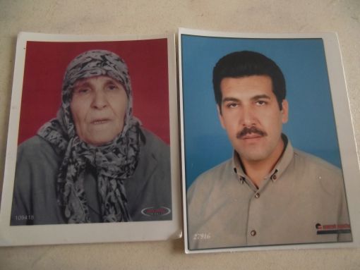  Memik Kiya eşi Zöhre ÇAĞLAR ve oğlu Nafi ÇAĞLAR / 1999