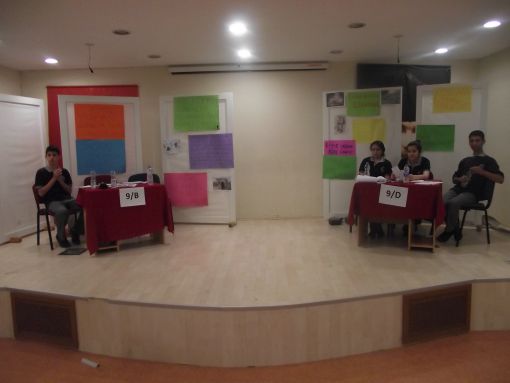  Bağcılar İbni Sina Anadolu Lisesi 9.Sınıflar Arası Münazara Yarışması /5 Haziran 2014 13:00 