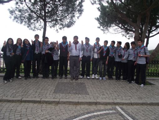  İSTANBUL ; Bağcılar Gazi Lisesi İlteriş Kağan İzci Ocağı ÇAMLICA BEYKOZ GEZİSİ ; Çamlıca Tepesi / 7 Nisan 2013 Pazar 10:00 